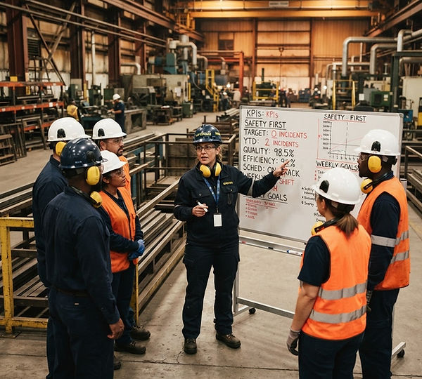 Workforce & Leadership Effectiveness work on the operating floor