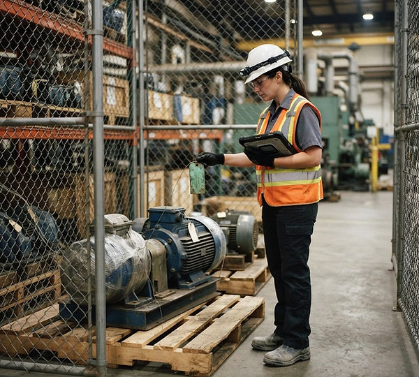 Representative illustration: A single-site manufacturer wanted to release working capital while protecting critical spares.
