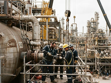 Turnarounds & Operational Readiness work on the operating floor