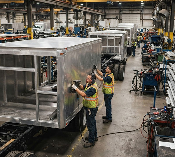 Representative illustration: A U.S. trailer and truck body leader wanted to grow truck body market share, but material delays, rework and high WIP held it back.