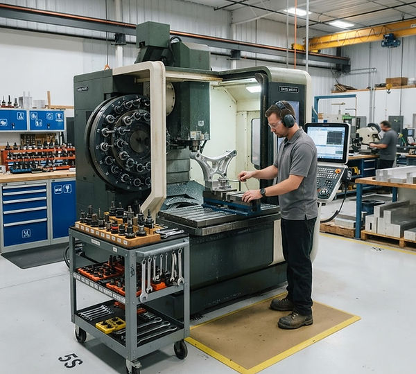 Representative illustration: An aircraft manufacturer's machine shop implemented formal Management Operating System elements to improve productivity, cycle time and profitability.
