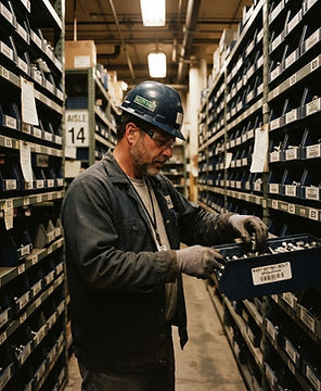 Cost & Inventory Control work on the operating floor