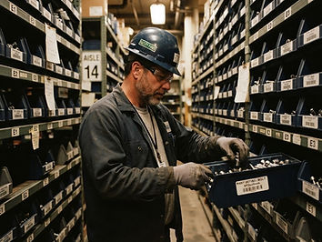 Cost & Inventory Control work on the operating floor
