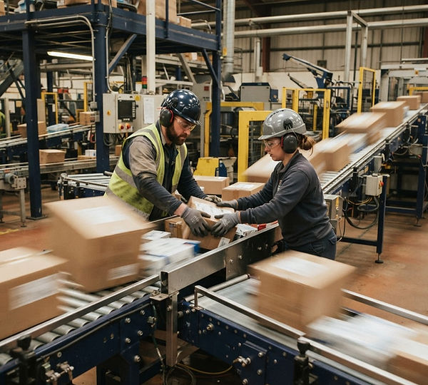 Throughput & Productivity work on the operating floor