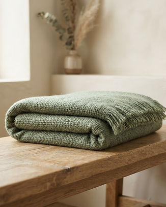 Handwoven Wool Throw
