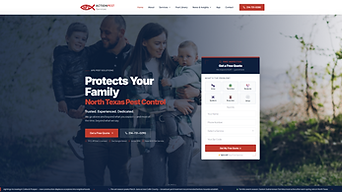 Action Pest Services website preview