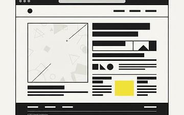Ilustración del servicio de Diseño de páginas web