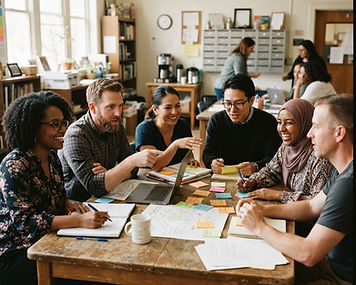 Educators planning social-emotional learning experiences together