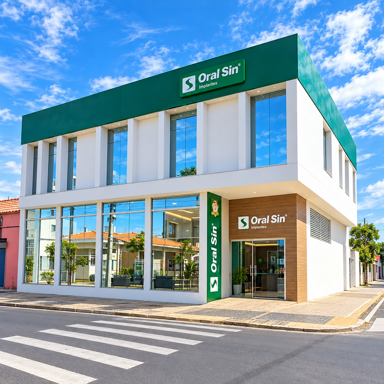 Fachada da unidade Oral Sin