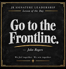 Lesson of the Day — go to the frontline, by John Rogers