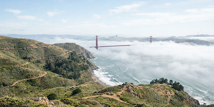 Marin Headlands with fog