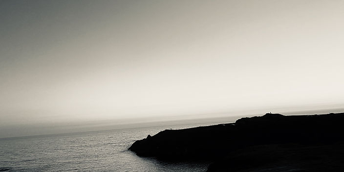 Sonoma County coastline at golden hour