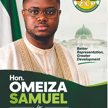 Hon. Omeiza Samuel — 2027 campaign poster