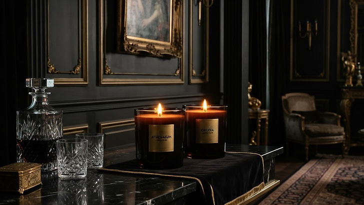 Clive Christian at home: the candles that translate the crowns into rooms