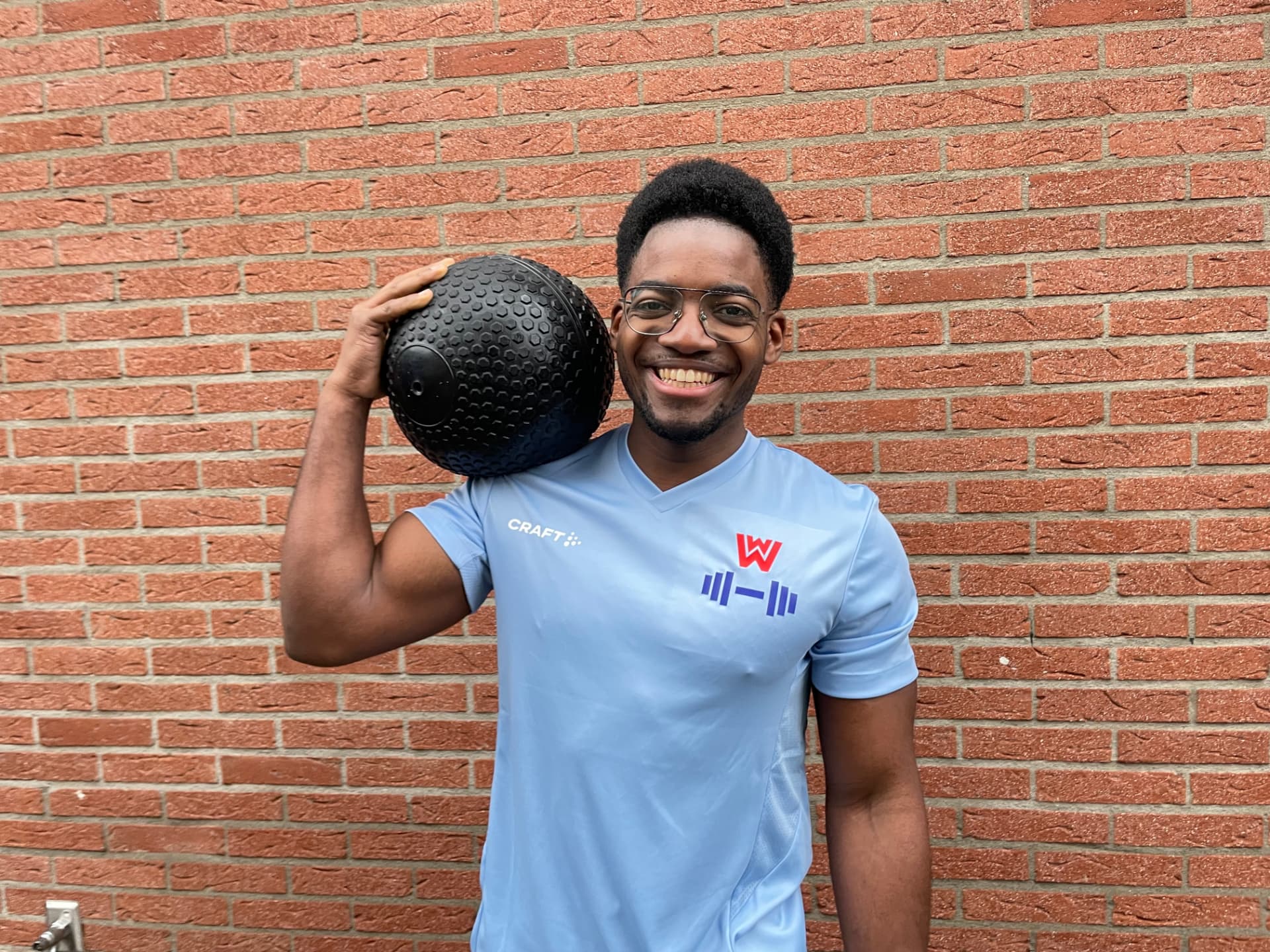 Maxwell Olembe, personal trainer bij WWEP-FIT