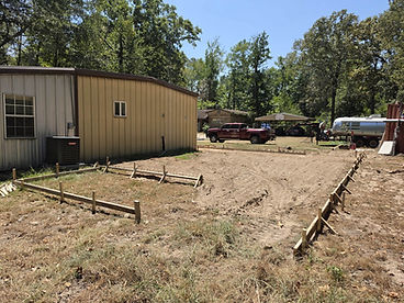 Metal Building Slab Prep