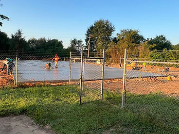 Commercial Pour, Fence Line