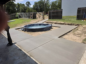 Patio Around the Water Feature