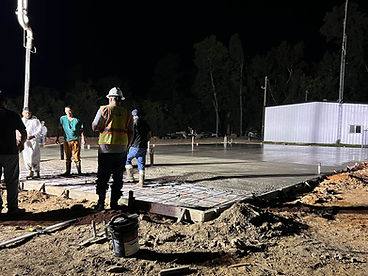 Night Pour, Pump Truck