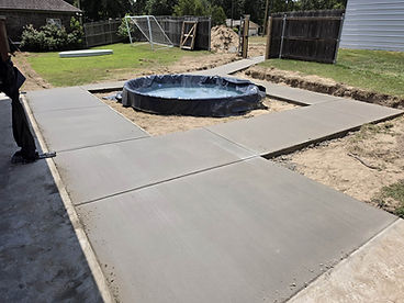 Patio Layout with Control Joints