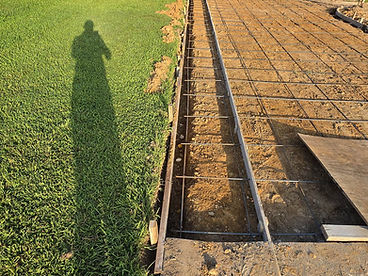 Driveway Formwork & Rebar