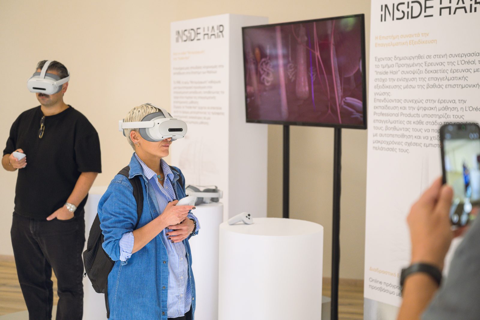 Το Virtual Reality installation «Inside Hair»