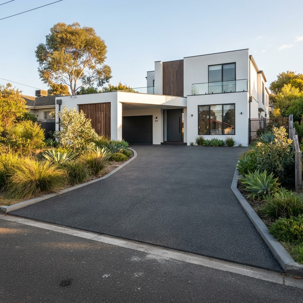 concrete driveway in Brighton East VIC