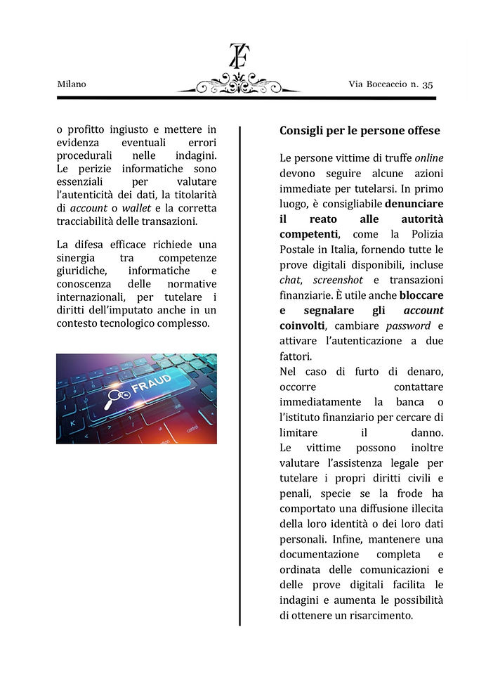 Truffe informatiche e frodi online: evoluzione del diritto penale e strumenti di contrasto - pagina 4