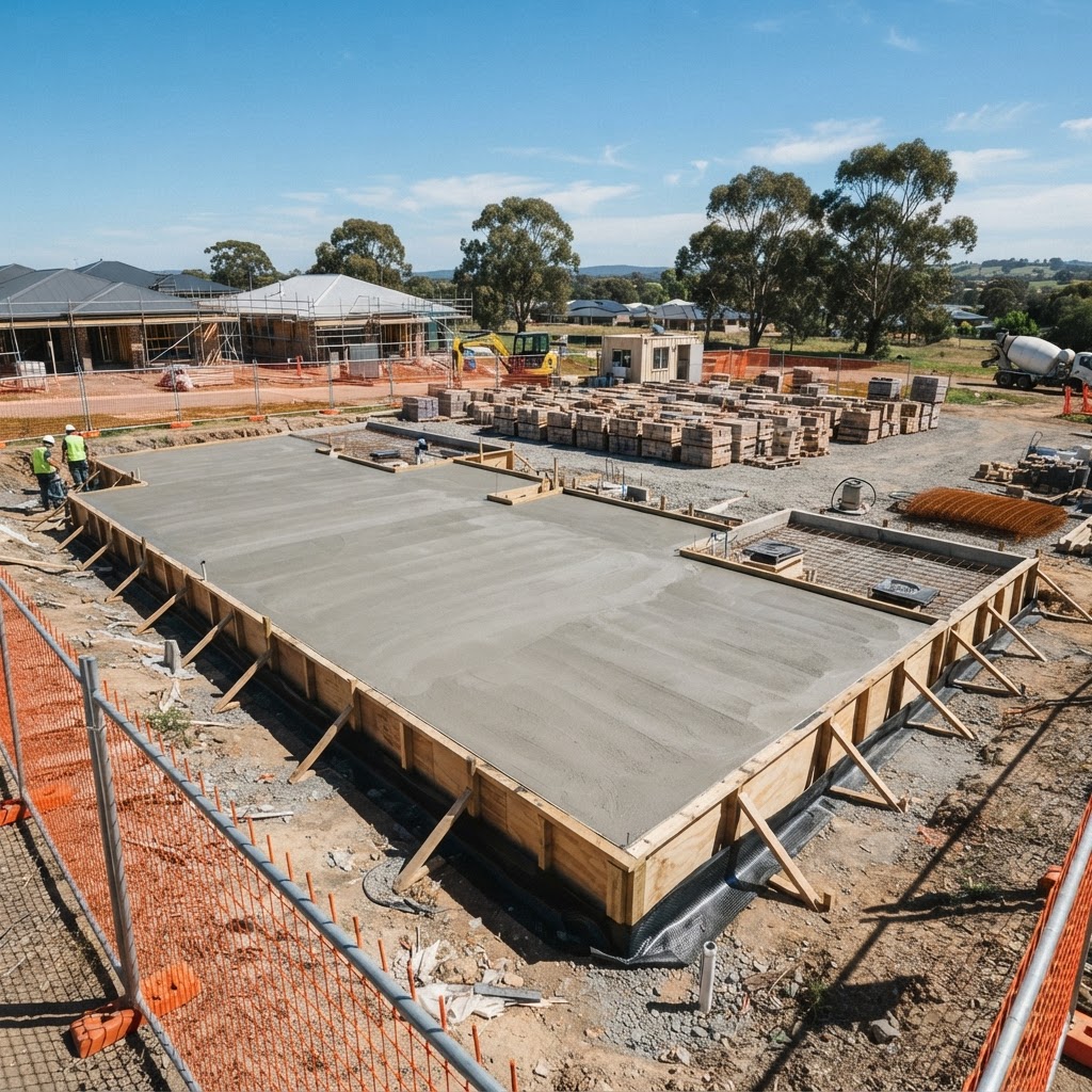 Concreters Lyndhurst — House Slabs, Crossovers & Driveway Packages