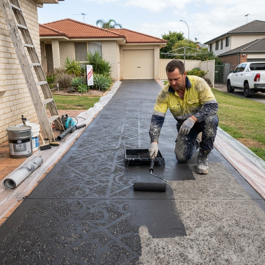Concrete slab pour, Rowville 80m²