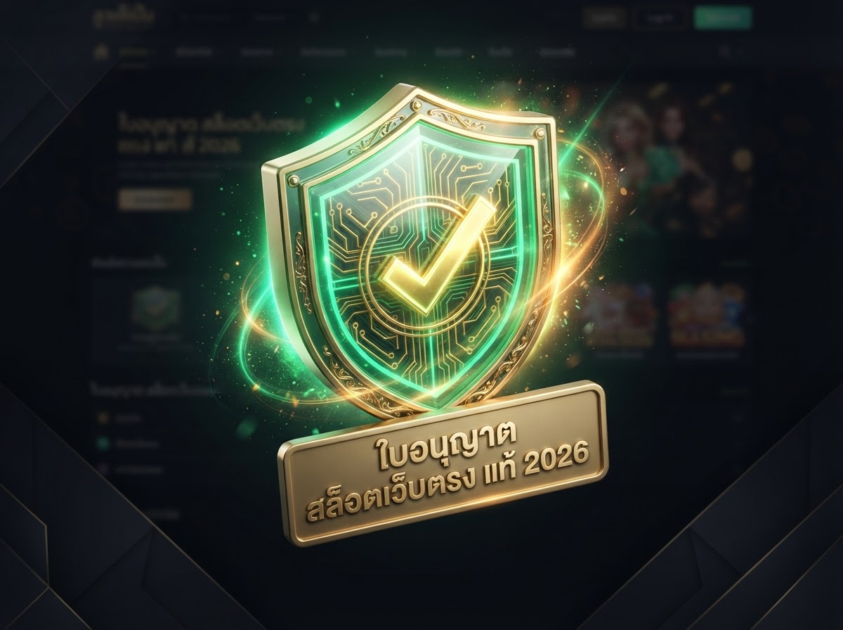 ใบอนุญาต สล็อตเว็บตรง แท้ 100% 2026