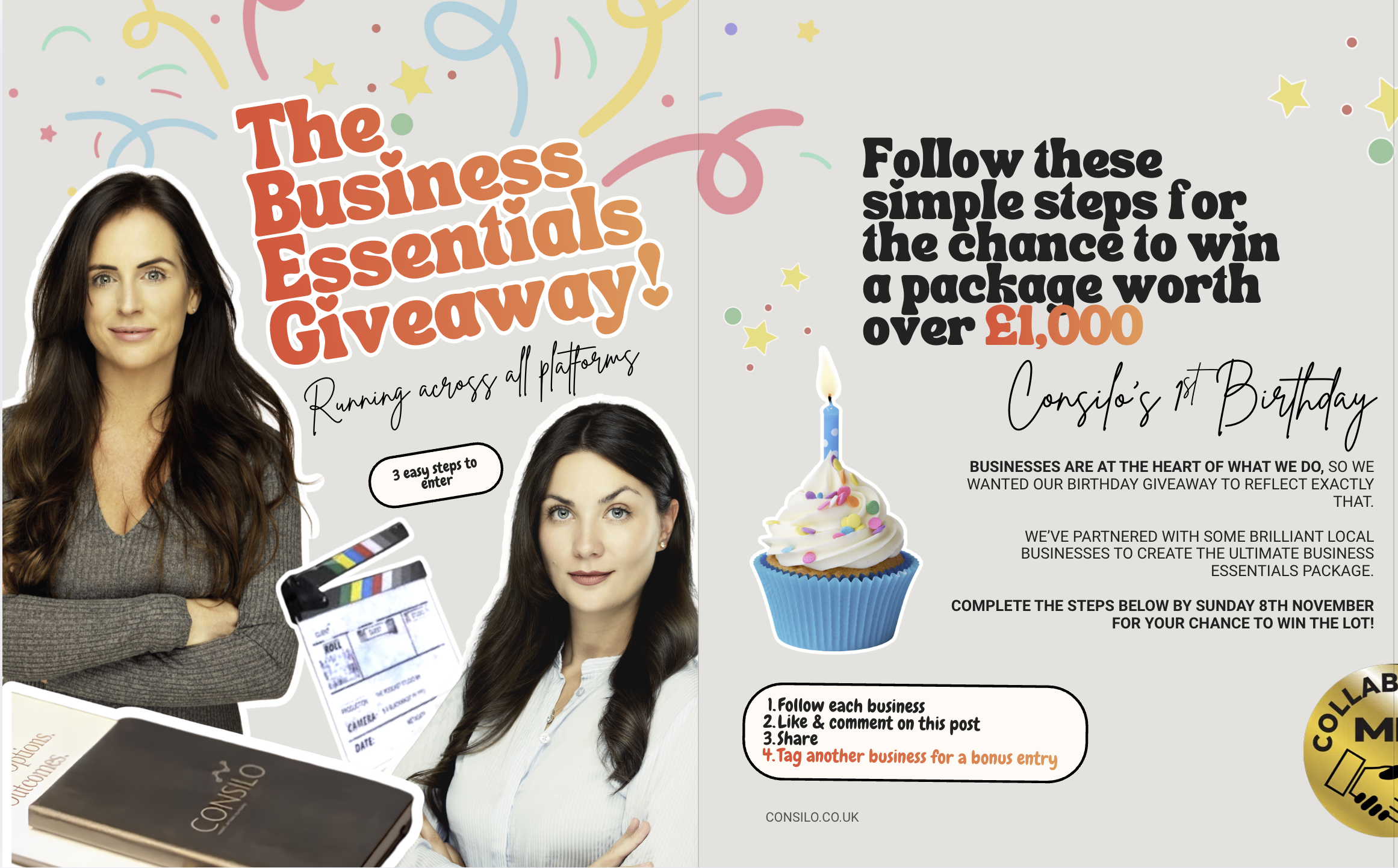 Consilo Business Essentials Giveaway – Terms & Conditions
