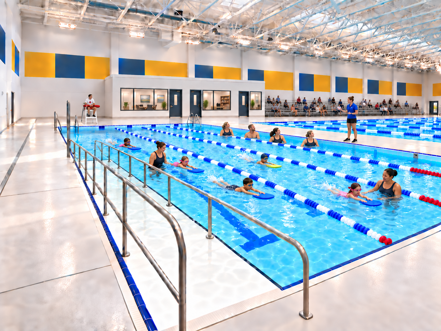 Colorado Aquatic Center warm-water instructional pool conceptual rendering