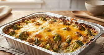 Cheesy Broccoli Chicken & Rice