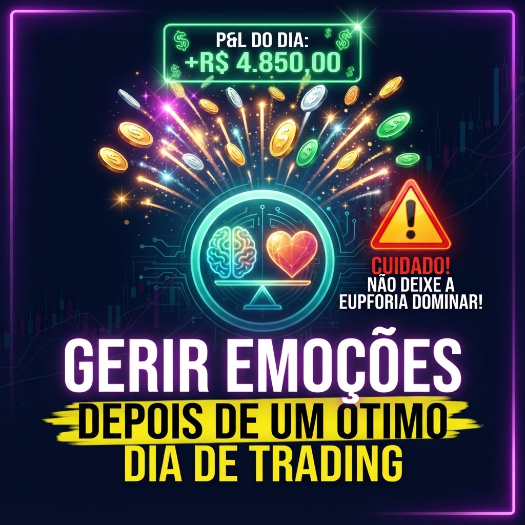 Gerir as emoções após um bom dia de trading