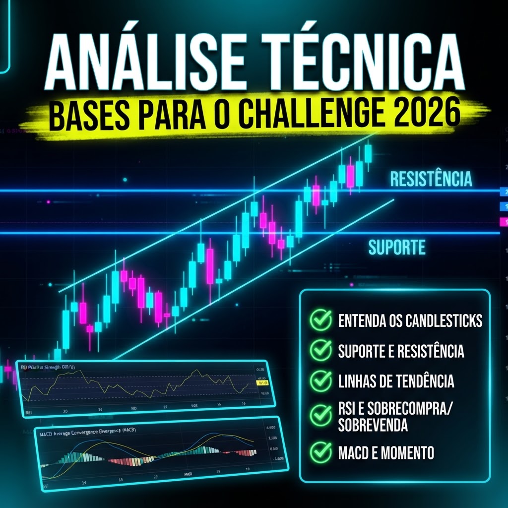Análise técnica para iniciantes: as bases a dominar antes de um desafio de prop firm