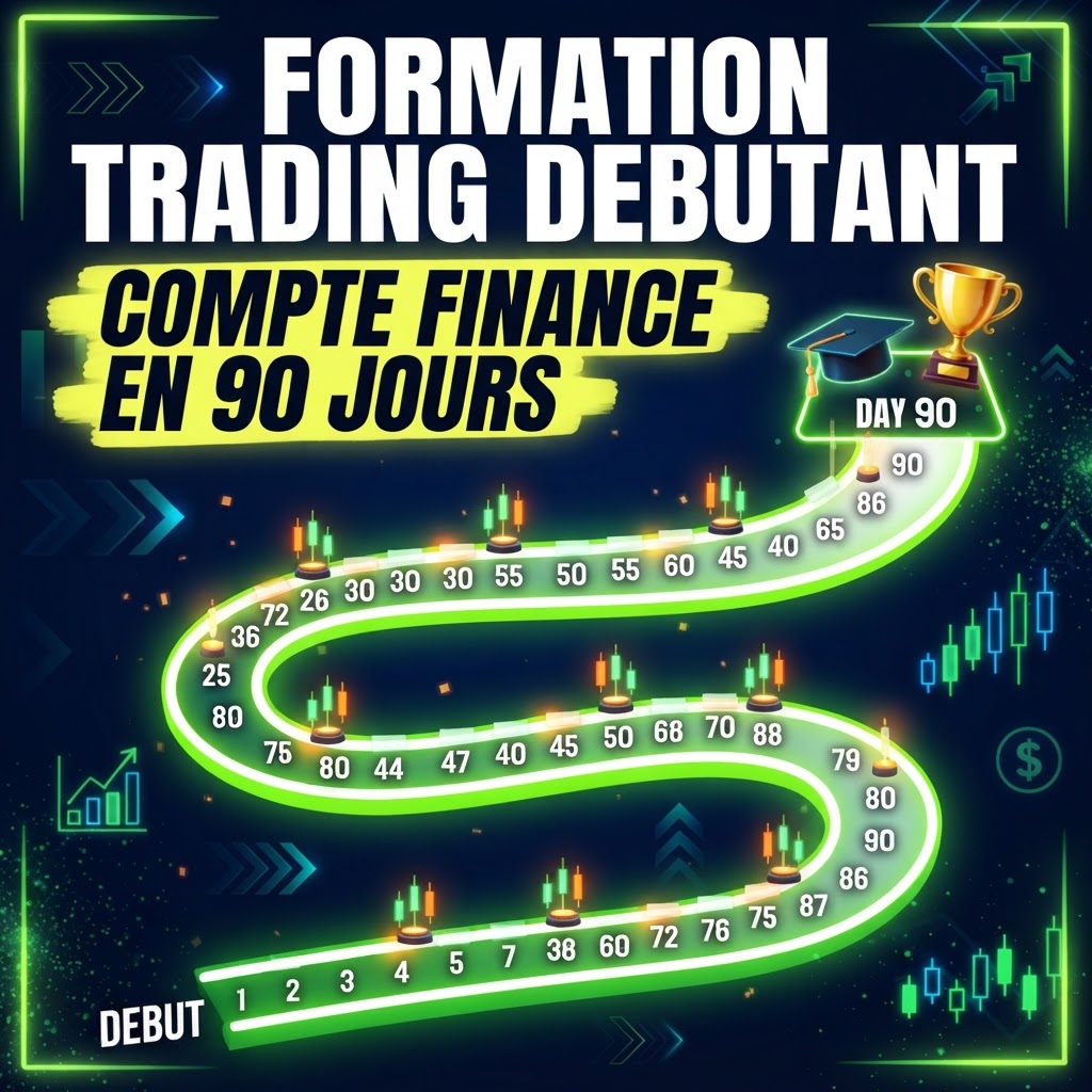 Formation trading débutant : de zéro à compte financé en 90 jours