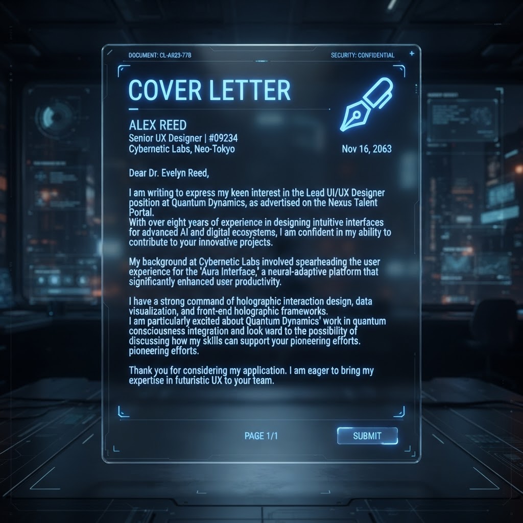 AI Cover Letter preview