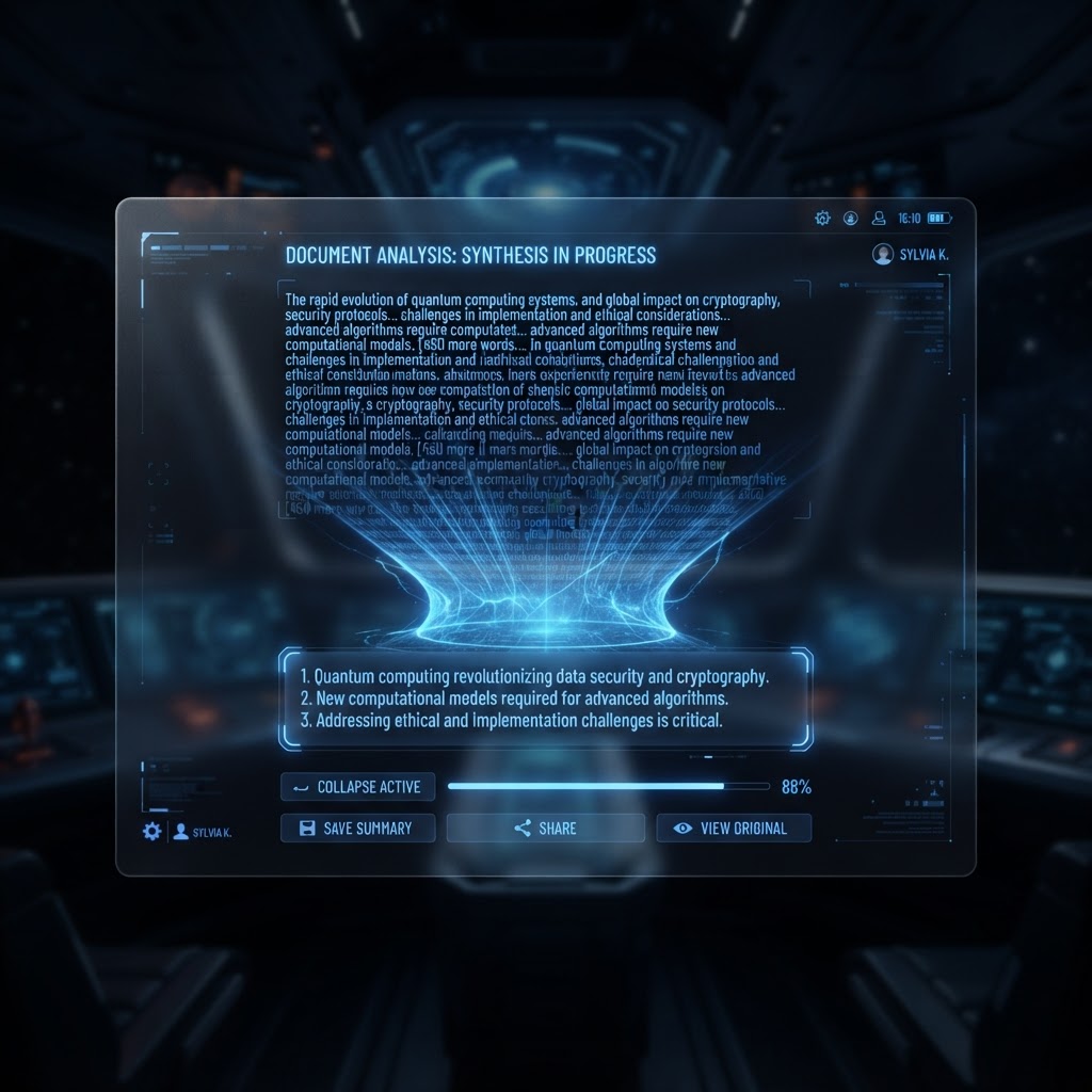 Text Summarizer preview