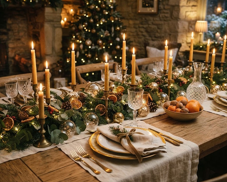 Festive table setting