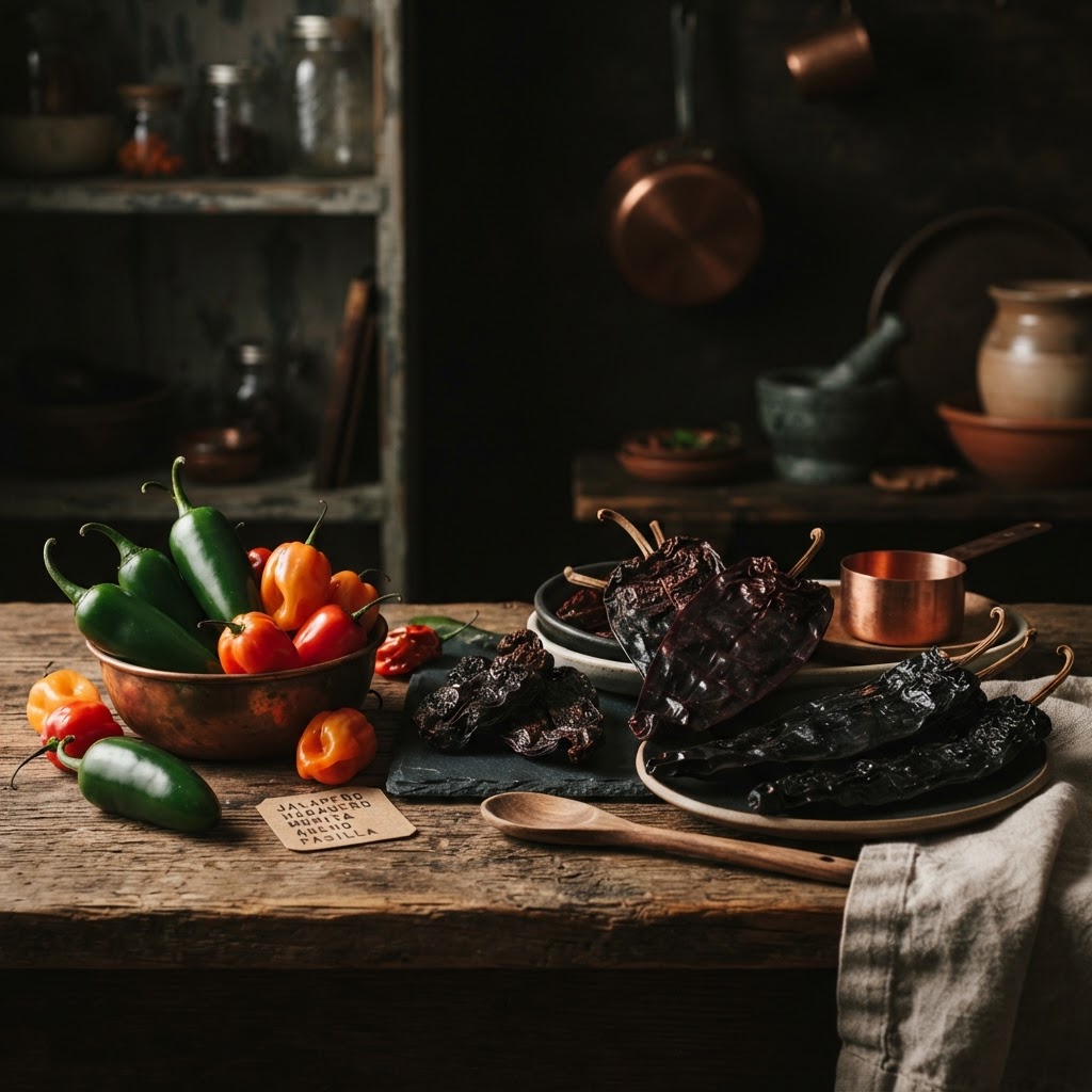 Chiles Frescos y Secos