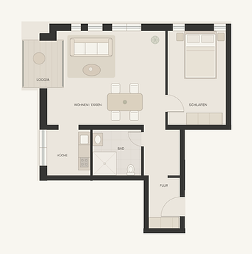 Grundriss Wohnung 5