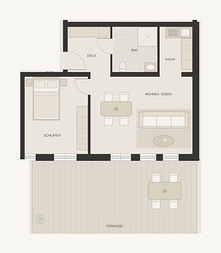 Grundriss Wohnung 2