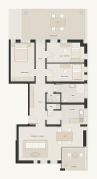 Grundriss Wohnung 4