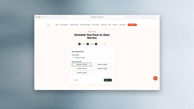 Prime Second Tech — booking