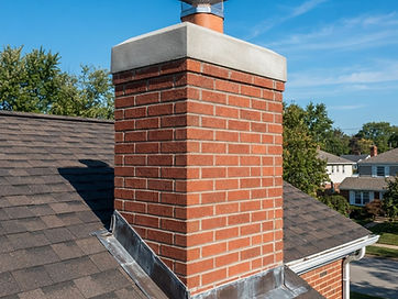 Chimney before-and-after service illustration — after