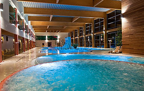 Indoor pool at Eglės Medical Spa, open to guests
