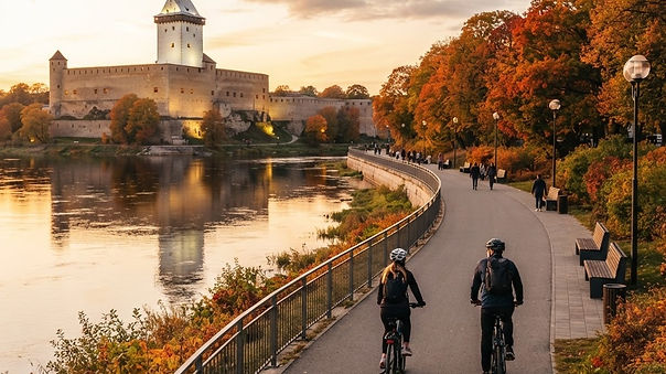 Uus rattarada mööda Narva jõge: Narvast Narva-Jõesuuni