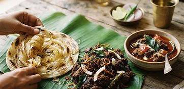 Kerala Porotta with Beef Fry
