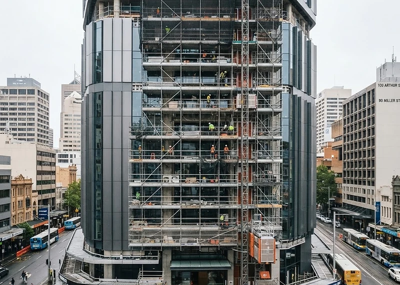 Commercial facade works in Sydney